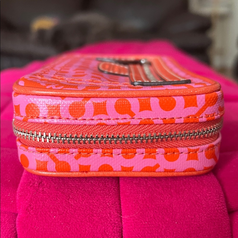 Coach Poppy Op Art Jewelry Pouch-Like New - Picture 9 of 16